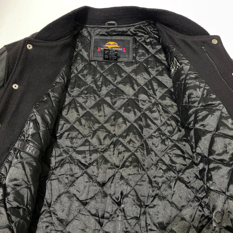 【中古品】【メンズ】 NEWZLAND ニュージーランド WOOL STADIUM JUMPER ウール スタジャン アウター 145-260807-sa-17-tei サイズ：2XL カラー：ブラック 万代Net店