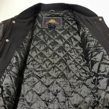 【中古品】【メンズ】 NEWZLAND ニュージーランド WOOL STADIUM JUMPER ウール スタジャン アウター 145-260807-sa-17-tei サイズ：2XL カラー：ブラック 万代Net店