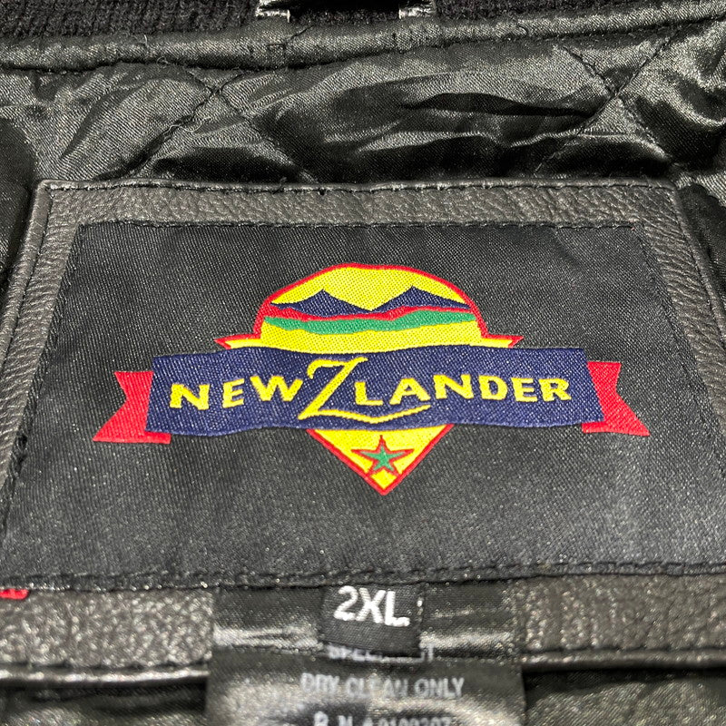 【中古品】【メンズ】 NEWZLAND ニュージーランド WOOL STADIUM JUMPER ウール スタジャン アウター 145-260807-sa-17-tei サイズ：2XL カラー：ブラック 万代Net店