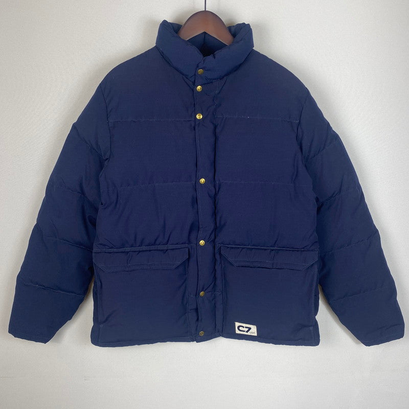 【中古品】【メンズ】 CAMP7 キャンプセブン 70~80's DOWN JACKET VINTAGE 70~80年代 ダウンジャケット アウター USA製 ヴィンテージ 144-260123-yy-05-tei サイズ：M カラー：ネイビー 万代Net店