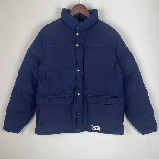 【中古品】【メンズ】 CAMP7 キャンプセブン 70~80's DOWN JACKET VINTAGE 70~80年代 ダウンジャケット アウター USA製 ヴィンテージ 144-260123-yy-05-tei サイズ：M カラー：ネイビー 万代Net店