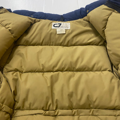 【中古品】【メンズ】 CAMP7 キャンプセブン 70~80's DOWN JACKET VINTAGE 70~80年代 ダウンジャケット アウター USA製 ヴィンテージ 144-260123-yy-05-tei サイズ：M カラー：ネイビー 万代Net店