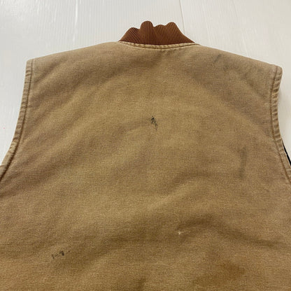 【現状渡し品】【メンズ】 Carhartt カーハート DUCK VEST ダック ベスト ライトアウター 145-260123-yy-01-fuz サイズ：M カラー：ベージュ 万代Net店