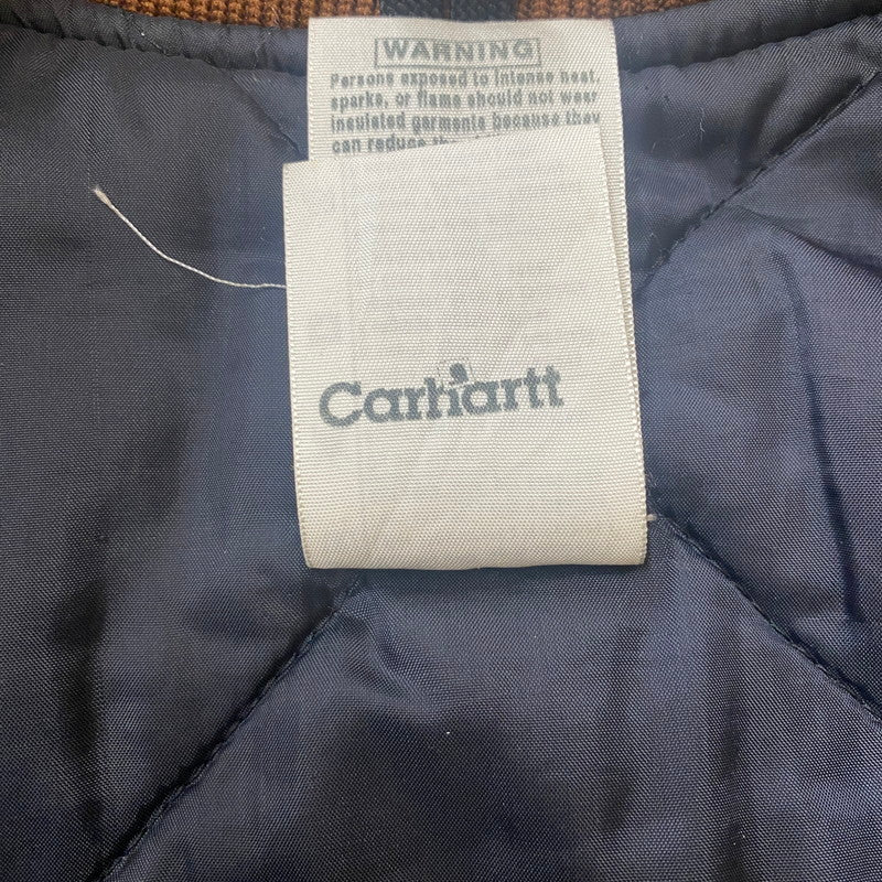 【現状渡し品】【メンズ】 Carhartt カーハート DUCK VEST ダック ベスト ライトアウター 145-260123-yy-01-fuz サイズ：M カラー：ベージュ 万代Net店