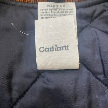 【現状渡し品】【メンズ】 Carhartt カーハート DUCK VEST ダック ベスト ライトアウター 145-260123-yy-01-fuz サイズ：M カラー：ベージュ 万代Net店