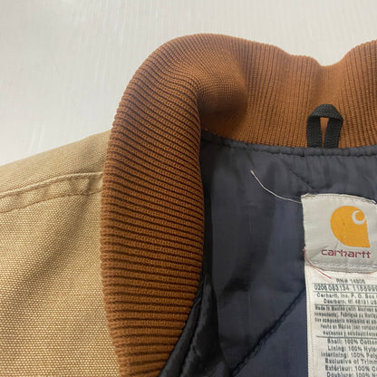 【現状渡し品】【メンズ】 Carhartt カーハート DUCK VEST ダック ベスト ライトアウター 145-260123-yy-01-fuz サイズ：M カラー：ベージュ 万代Net店