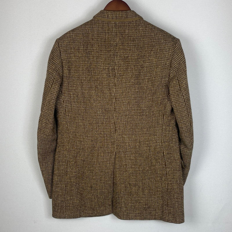 【現状渡し品】【メンズ】 HARRIS TWEED ハリスツイード TAILORED JACKET テーラードジャケット ライトアウター 145-260123-yy-11-tei サイズ：不明 カラー：ブラウン 万代Net店