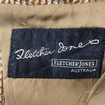【現状渡し品】【メンズ】 HARRIS TWEED ハリスツイード TAILORED JACKET テーラードジャケット ライトアウター 145-260123-yy-11-tei サイズ：不明 カラー：ブラウン 万代Net店