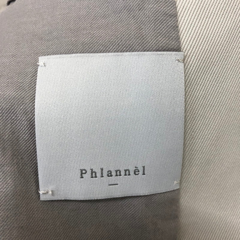 【中古品】【メンズ】 PHLANNEL フランネル TAILORED JACKET SET UP BBZ2092207A0001 BBZ2092202A0001 テーラードジャケット セットアップ ライトアウター ボトムス 140-260124-yy-04-tei サイズ：3 カラー：アイボリー 万代Net店