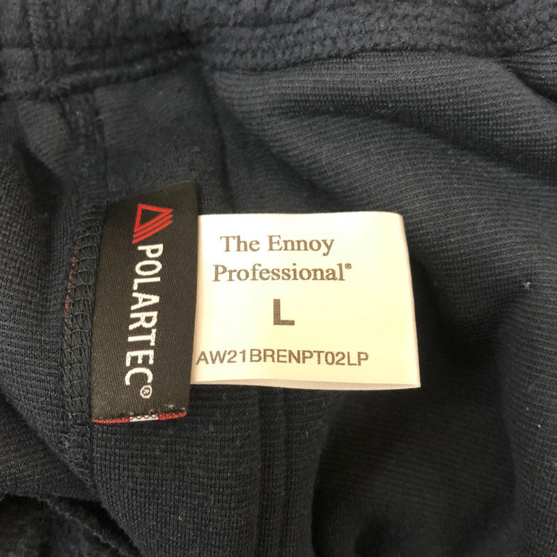 【中古品】【メンズ】 THE ENNOY PROFESSIONAL ザ エンノイ プロフェッショナル 21AW POLARTEC FLEECE PANTS AW21BRENPT02LP ポーラテック フリース パンツ ボトムス 151-260124-yy-07-fuzh サイズ：L カラー：ネイビー 万代Net店