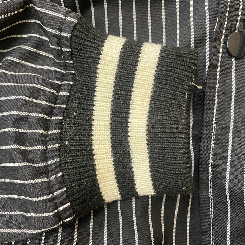 【中古品】【メンズ】 × COMME des GARCONS SHIRT コムデギャルソンシャツ 別注 コラボ REVERSIBLE VARSITY BASEBALL JACKET リバーシブル バーシティ ベースボール ジャケット ライトアウター 149-260123-yy-13-fuzh サイズ：M カラー：ブラック 万代Net店