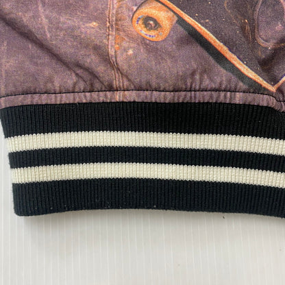 【中古品】【メンズ】 × COMME des GARCONS SHIRT コムデギャルソンシャツ 別注 コラボ REVERSIBLE VARSITY BASEBALL JACKET リバーシブル バーシティ ベースボール ジャケット ライトアウター 149-260123-yy-13-fuzh サイズ：M カラー：ブラック 万代Net店