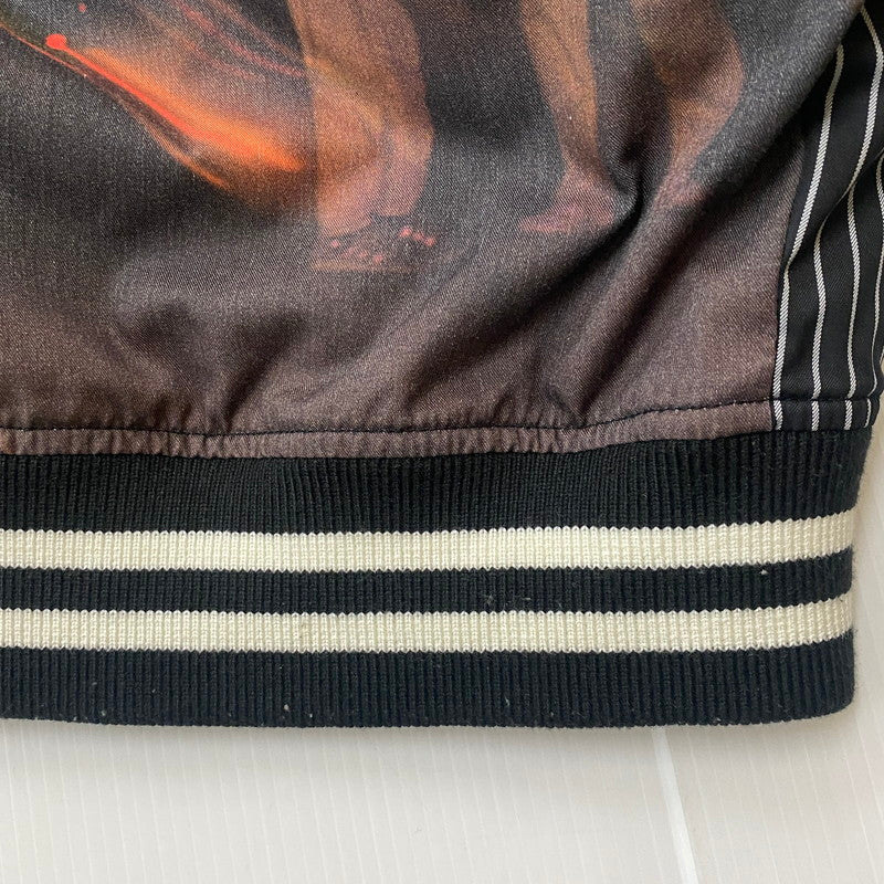 【中古品】【メンズ】 × COMME des GARCONS SHIRT コムデギャルソンシャツ 別注 コラボ REVERSIBLE VARSITY BASEBALL JACKET リバーシブル バーシティ ベースボール ジャケット ライトアウター 149-260123-yy-13-fuzh サイズ：M カラー：ブラック 万代Net店