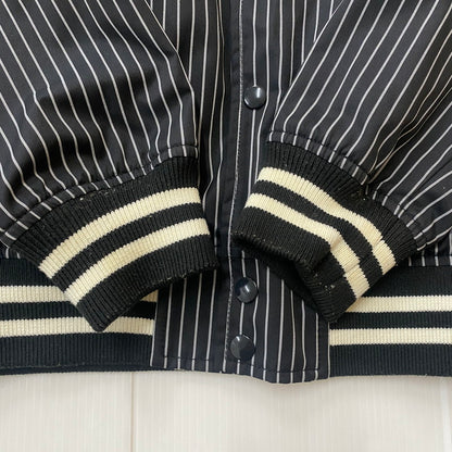 【中古品】【メンズ】 × COMME des GARCONS SHIRT コムデギャルソンシャツ 別注 コラボ REVERSIBLE VARSITY BASEBALL JACKET リバーシブル バーシティ ベースボール ジャケット ライトアウター 149-260123-yy-13-fuzh サイズ：M カラー：ブラック 万代Net店