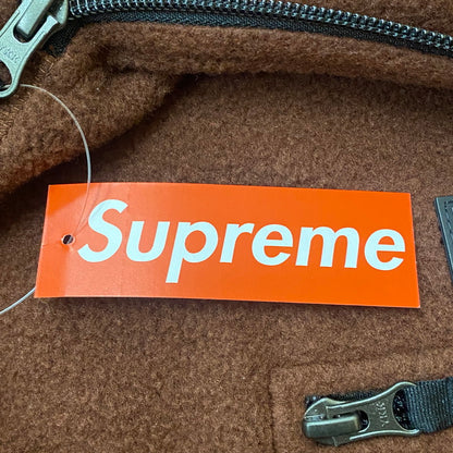 【中古品】【メンズ】 Supreme シュプリーム × THE NORTH FACE ザ・ノースフェイス 別注 コラボ 22AW STEEP TECH FLEECE PULLOVER スティープ テック フリース プルオーバー ライトアウター フリースジャケット 149-260123-yy-14-tei サイズ：M カラー：ブラウン 万代Net店