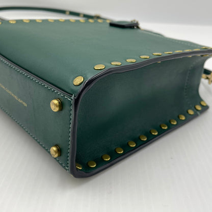 【中古品】【レディース】 COACH コーチ MINI CASING TOTE RIVET CC385 ミニ カシン トート リベット カバン 180-260817-sa-24-teih カラー：グリーン 万代Net店