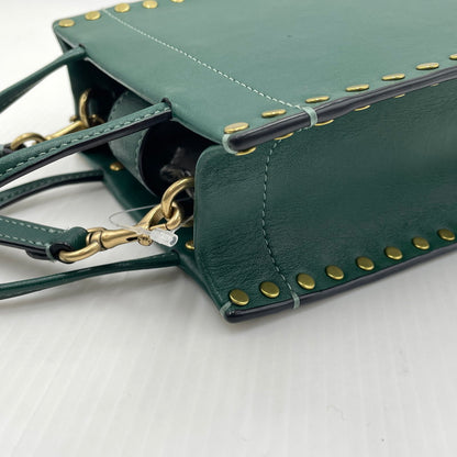 【中古品】【レディース】 COACH コーチ MINI CASING TOTE RIVET CC385 ミニ カシン トート リベット カバン 180-260817-sa-24-teih カラー：グリーン 万代Net店