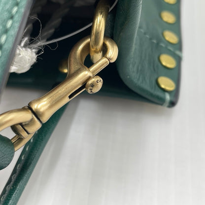 【中古品】【レディース】 COACH コーチ MINI CASING TOTE RIVET CC385 ミニ カシン トート リベット カバン 180-260817-sa-24-teih カラー：グリーン 万代Net店