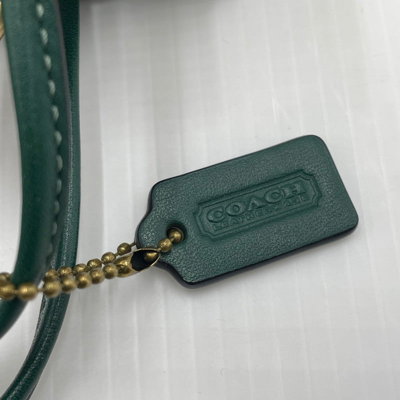 【中古品】【レディース】 COACH コーチ MINI CASING TOTE RIVET CC385 ミニ カシン トート リベット カバン 180-260817-sa-24-teih カラー：グリーン 万代Net店
