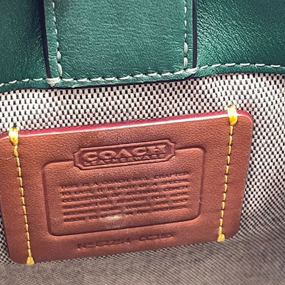 【中古品】【レディース】 COACH コーチ MINI CASING TOTE RIVET CC385 ミニ カシン トート リベット カバン 180-260817-sa-24-teih カラー：グリーン 万代Net店