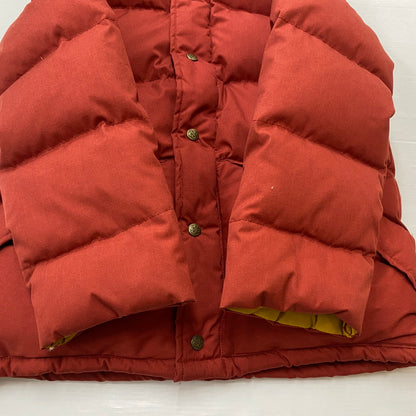 【中古品】【メンズ】 Eddie Bauer エディー・バウアー 70～80's DOWN JACKET VINTAGE 70～80年代　ダウンジャケット アウター ヴィンテージ ロケットタロン 144-260126-ks-15-tei サイズ：XS カラー：オレンジ 万代Net店