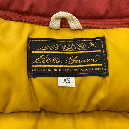 【中古品】【メンズ】 Eddie Bauer エディー・バウアー 70～80's DOWN JACKET VINTAGE 70～80年代　ダウンジャケット アウター ヴィンテージ ロケットタロン 144-260126-ks-15-tei サイズ：XS カラー：オレンジ 万代Net店
