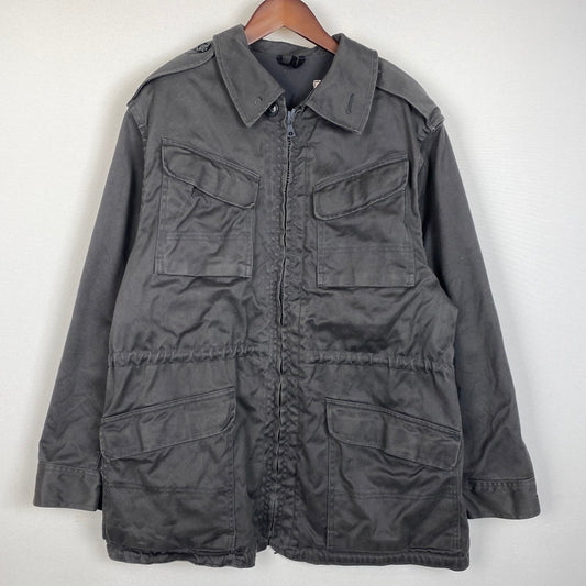 【現状渡し品】【メンズ】 DENISH MILITARY デンマーク軍 M-71 FIELD JACKET M-71 フィールド ジャケット ライトアウター 民間防衛隊 145-260126-ks-10-tei サイズ：CF5 カラー：グレー 万代Net店