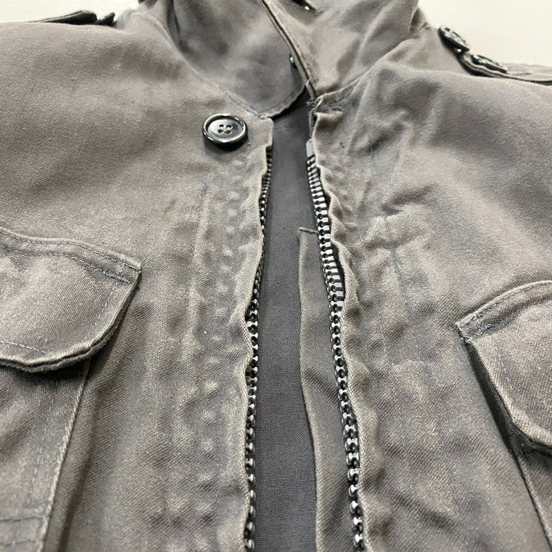 【現状渡し品】【メンズ】 DENISH MILITARY デンマーク軍 M-71 FIELD JACKET M-71 フィールド ジャケット ライトアウター 民間防衛隊 145-260126-ks-10-tei サイズ：CF5 カラー：グレー 万代Net店