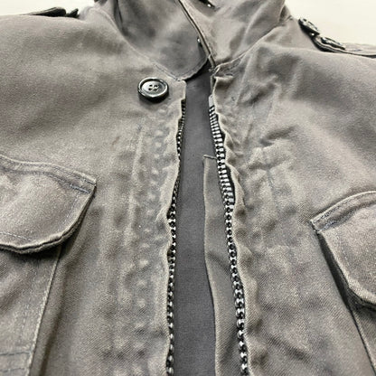 【現状渡し品】【メンズ】 DENISH MILITARY デンマーク軍 M-71 FIELD JACKET M-71 フィールド ジャケット ライトアウター 民間防衛隊 145-260126-ks-10-tei サイズ：CF5 カラー：グレー 万代Net店