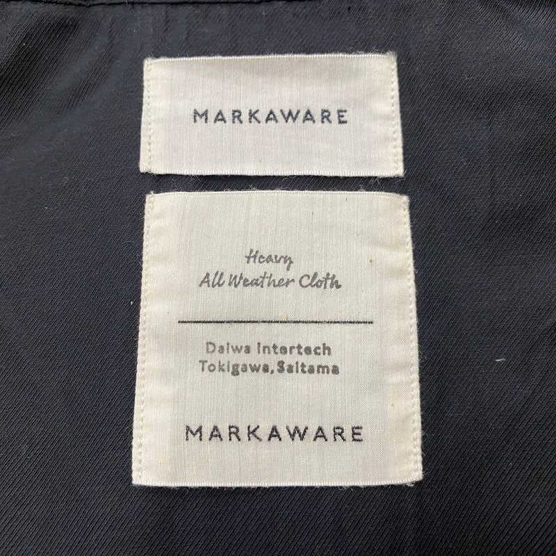 【中古品】【メンズ】 markaware マーカウェア HEAVY ALL WEATHER CLOTH CARRY ALL JACKET A23C-08BL01C ヘビーオール ウェザー クロスキャリーオール ジャケット ライトアウター 140-260126-ks-09-fuz サイズ：3 カラー：ブラック 万代Net店