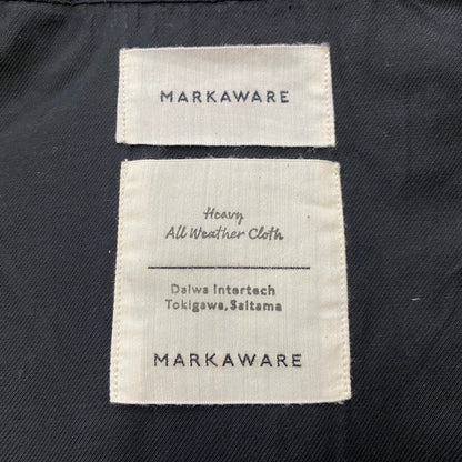 【中古品】【メンズ】 markaware マーカウェア HEAVY ALL WEATHER CLOTH CARRY ALL JACKET A23C-08BL01C ヘビーオール ウェザー クロスキャリーオール ジャケット ライトアウター 140-260126-ks-09-fuz サイズ：3 カラー：ブラック 万代Net店