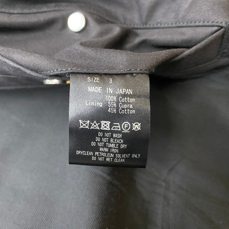 【中古品】【メンズ】 markaware マーカウェア HEAVY ALL WEATHER CLOTH CARRY ALL JACKET A23C-08BL01C ヘビーオール ウェザー クロスキャリーオール ジャケット ライトアウター 140-260126-ks-09-fuz サイズ：3 カラー：ブラック 万代Net店
