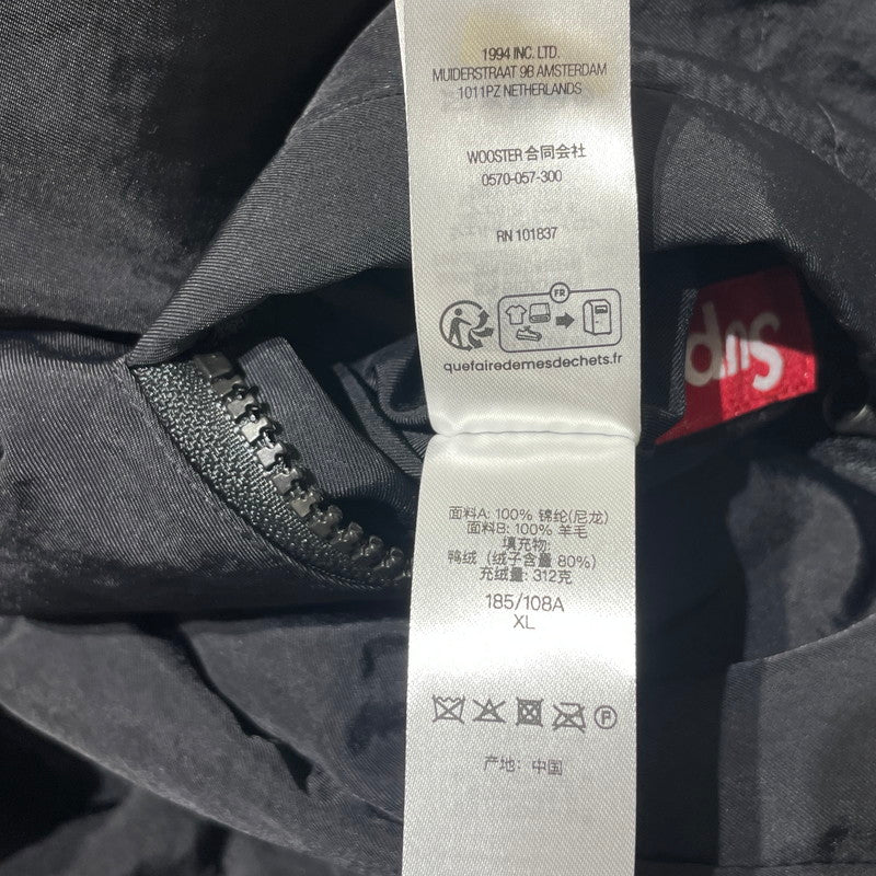 【中古品】【メンズ】 Supreme シュプリーム 24AW REVERSIBLE PUFFER JACKET リバーシブル パファー ジャケット アウター 149-260126-yo-13-tei サイズ：XL カラー：ブラック/ベージュ 万代Net店