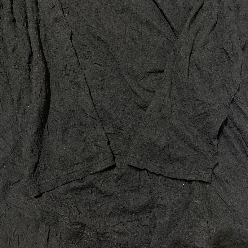 【中古品】【レディース】 Ground Y グラウンド ワイ CATCH WASHER HEM ROUND JUMBO T-SHIRT LONG SLEEVES GA-T06-042 キャッチ ワッシャー ヘムラウンド ジャンボ Tシャツ ロングスリーブ 長袖 トップス 140-260126-ks-01-tei サイズ：3 カラー：ブラック 万代Net店