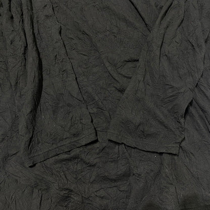 【中古品】【レディース】 Ground Y グラウンド ワイ CATCH WASHER HEM ROUND JUMBO T-SHIRT LONG SLEEVES GA-T06-042 キャッチ ワッシャー ヘムラウンド ジャンボ Tシャツ ロングスリーブ 長袖 トップス 140-260126-ks-01-tei サイズ：3 カラー：ブラック 万代Net店