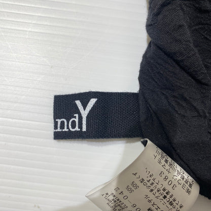 【中古品】【レディース】 Ground Y グラウンド ワイ CATCH WASHER HEM ROUND JUMBO T-SHIRT LONG SLEEVES GA-T06-042 キャッチ ワッシャー ヘムラウンド ジャンボ Tシャツ ロングスリーブ 長袖 トップス 140-260126-ks-01-tei サイズ：3 カラー：ブラック 万代Net店