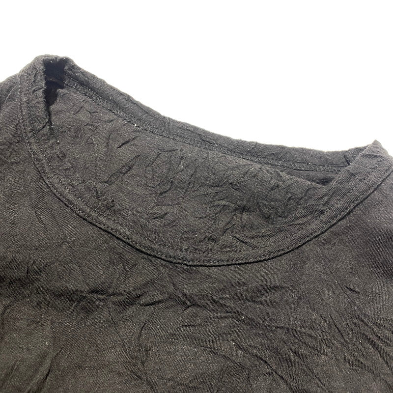 【中古品】【レディース】 Ground Y グラウンド ワイ CATCH WASHER HEM ROUND JUMBO T-SHIRT LONG SLEEVES GA-T06-042 キャッチ ワッシャー ヘムラウンド ジャンボ Tシャツ ロングスリーブ 長袖 トップス 140-260126-ks-01-tei サイズ：3 カラー：ブラック 万代Net店