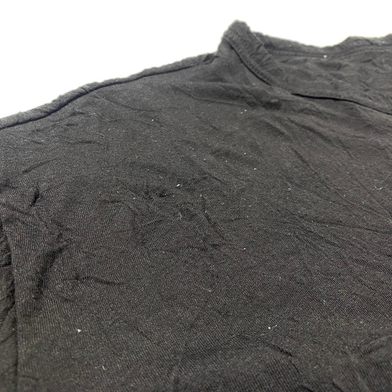 【中古品】【レディース】 Ground Y グラウンド ワイ CATCH WASHER HEM ROUND JUMBO T-SHIRT LONG SLEEVES GA-T06-042 キャッチ ワッシャー ヘムラウンド ジャンボ Tシャツ ロングスリーブ 長袖 トップス 140-260126-ks-01-tei サイズ：3 カラー：ブラック 万代Net店