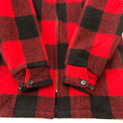 【中古品】【メンズ】 WOOLRICH ウールリッチ 70's WOOL JACKET MADE IN USA VINTAGE 16010 70年代 ウールジャケット アウター USA製 ヴィンテージ 144-260127-ko-04-tei サイズ：M カラー：レッド 万代Net店
