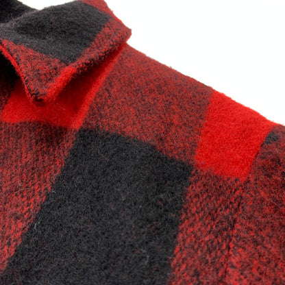 【中古品】【メンズ】 WOOLRICH ウールリッチ 70's WOOL JACKET MADE IN USA VINTAGE 16010 70年代 ウールジャケット アウター USA製 ヴィンテージ 144-260127-ko-04-tei サイズ：M カラー：レッド 万代Net店