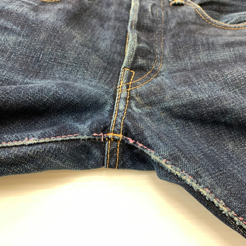 【中古品】【メンズ】 MOMOTARO JEANS 桃太郎ジーンズ DENIM NARROW TAPERED JEANS 0105SP デニム ナロー テーパード ジーンズ ボトムス 15.7OZ 156-260127-ko-12-tei サイズ：28 カラー：インディゴ 万代Net店