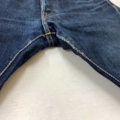 【中古品】【メンズ】 MOMOTARO JEANS 桃太郎ジーンズ DENIM NARROW TAPERED JEANS 0105SP デニム ナロー テーパード ジーンズ ボトムス 15.7OZ 156-260127-ko-12-tei サイズ：28 カラー：インディゴ 万代Net店