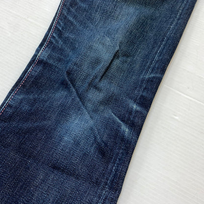 【中古品】【メンズ】 MOMOTARO JEANS 桃太郎ジーンズ DENIM NARROW TAPERED JEANS 0105SP デニム ナロー テーパード ジーンズ ボトムス 15.7OZ 156-260127-ko-12-tei サイズ：28 カラー：インディゴ 万代Net店
