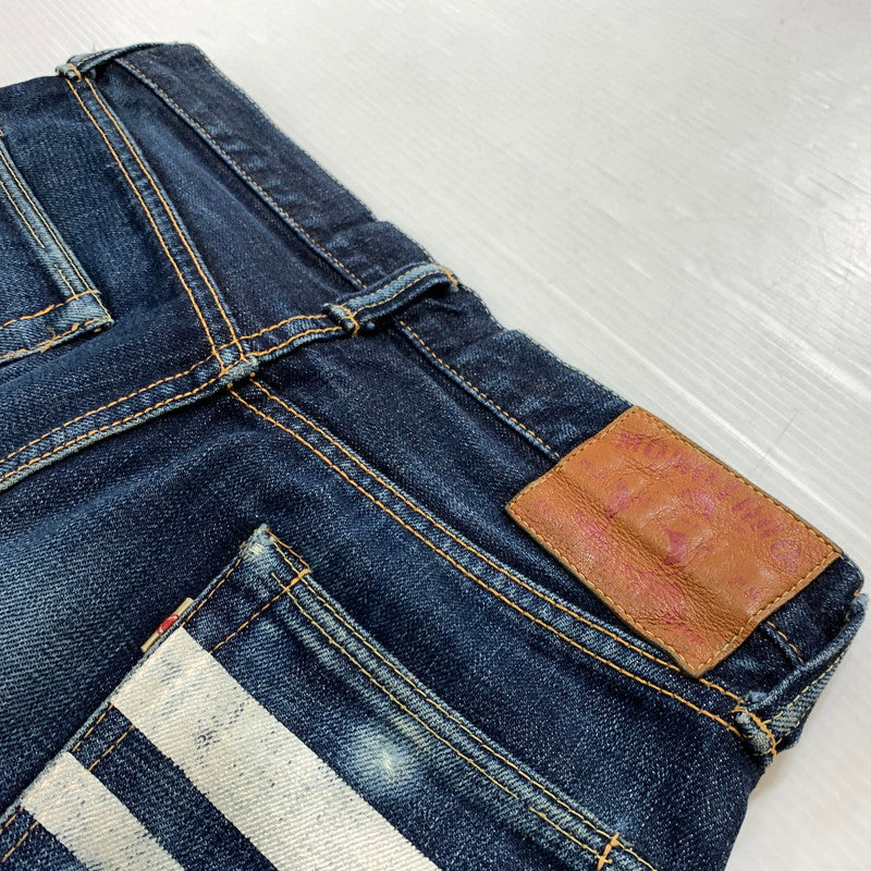 【中古品】【メンズ】 MOMOTARO JEANS 桃太郎ジーンズ DENIM NARROW TAPERED JEANS 0105SP デニム ナロー テーパード ジーンズ ボトムス 15.7OZ 156-260127-ko-12-tei サイズ：28 カラー：インディゴ 万代Net店