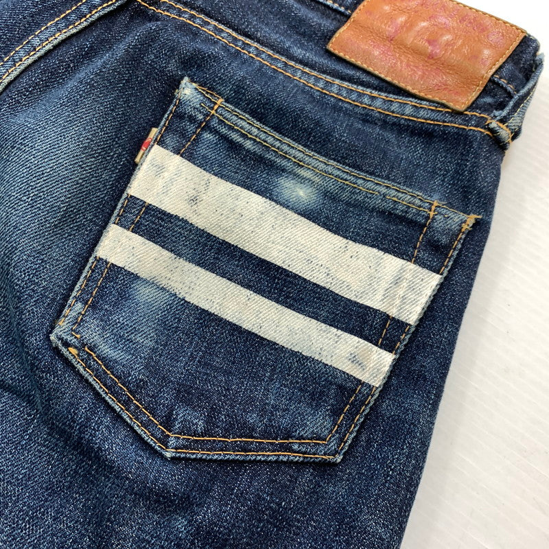 【中古品】【メンズ】 MOMOTARO JEANS 桃太郎ジーンズ DENIM NARROW TAPERED JEANS 0105SP デニム ナロー テーパード ジーンズ ボトムス 15.7OZ 156-260127-ko-12-tei サイズ：28 カラー：インディゴ 万代Net店