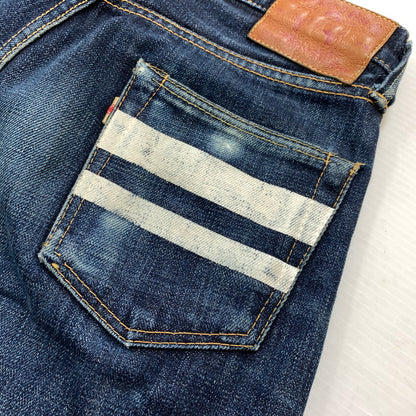 【中古品】【メンズ】 MOMOTARO JEANS 桃太郎ジーンズ DENIM NARROW TAPERED JEANS 0105SP デニム ナロー テーパード ジーンズ ボトムス 15.7OZ 156-260127-ko-12-tei サイズ：28 カラー：インディゴ 万代Net店
