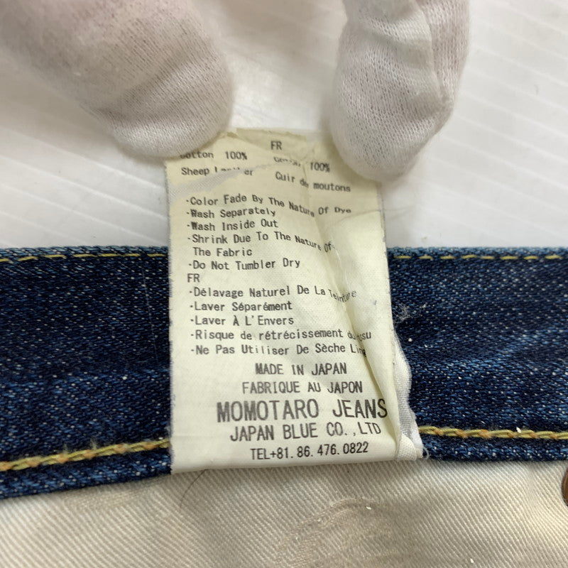 【中古品】【メンズ】 MOMOTARO JEANS 桃太郎ジーンズ DENIM NARROW TAPERED JEANS 0105SP デニム ナロー テーパード ジーンズ ボトムス 15.7OZ 156-260127-ko-12-tei サイズ：28 カラー：インディゴ 万代Net店