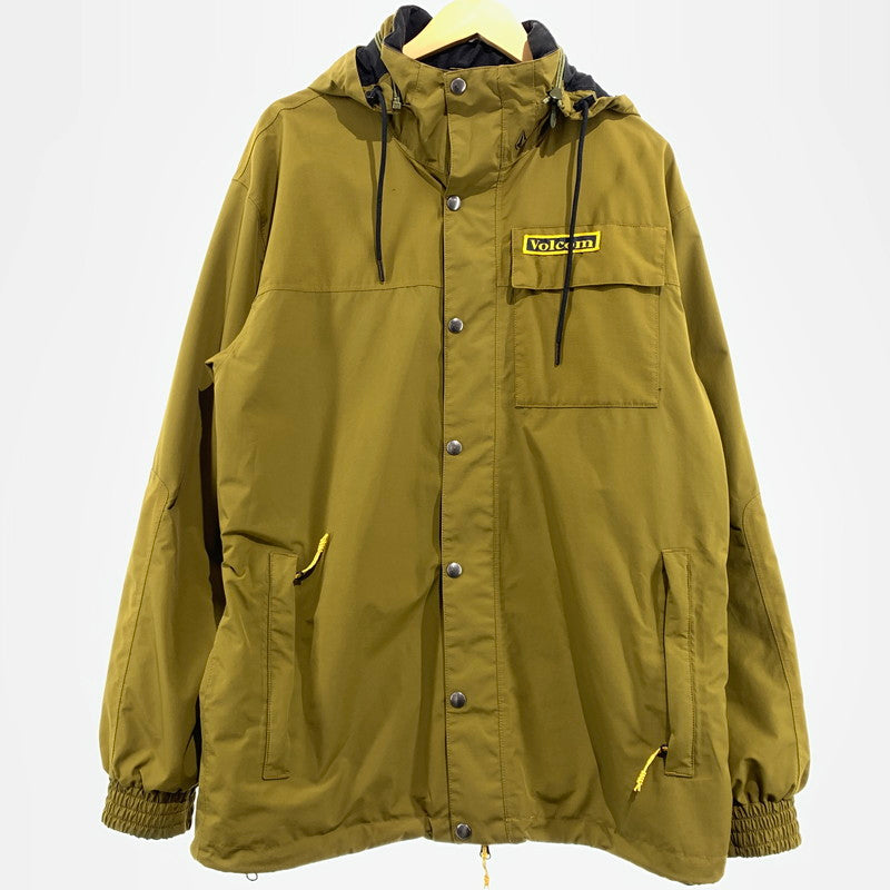 【中古品】【メンズ】 VOLCOM ボルコム LONGO GORE TEX JACKET G0652404 スノーボードジャケット ロンゴ ゴアテックス ジャケット アウター ウィンタースポーツ 120-260906-ko-01-teih サイズ：M カラー：カーキ系 万代Net店