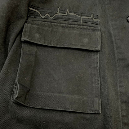 【中古品】【メンズ】 WTAPS ダブルタップス JUNGLE 01 L/S COTTON TWILL JAKCET 212WVDT-SHM02 ジャングル ロングスリーブ コットン ツイル ジャケット アウター ミリタリージャケット 142-260127-ko-02-fuz サイズ：4 カラー：ブラック 万代Net店