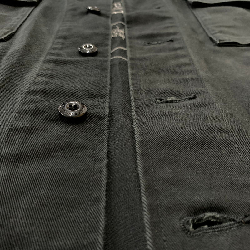 【中古品】【メンズ】 WTAPS ダブルタップス JUNGLE 01 L/S COTTON TWILL JAKCET 212WVDT-SHM02 ジャングル ロングスリーブ コットン ツイル ジャケット アウター ミリタリージャケット 142-260127-ko-02-fuz サイズ：4 カラー：ブラック 万代Net店